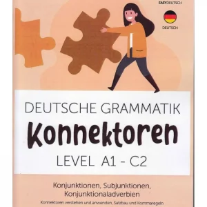 کتاب آلمانی Deutsch Grammatik konenektoren A1-C2