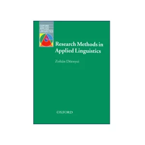 Research Methods In Applied Linguistics