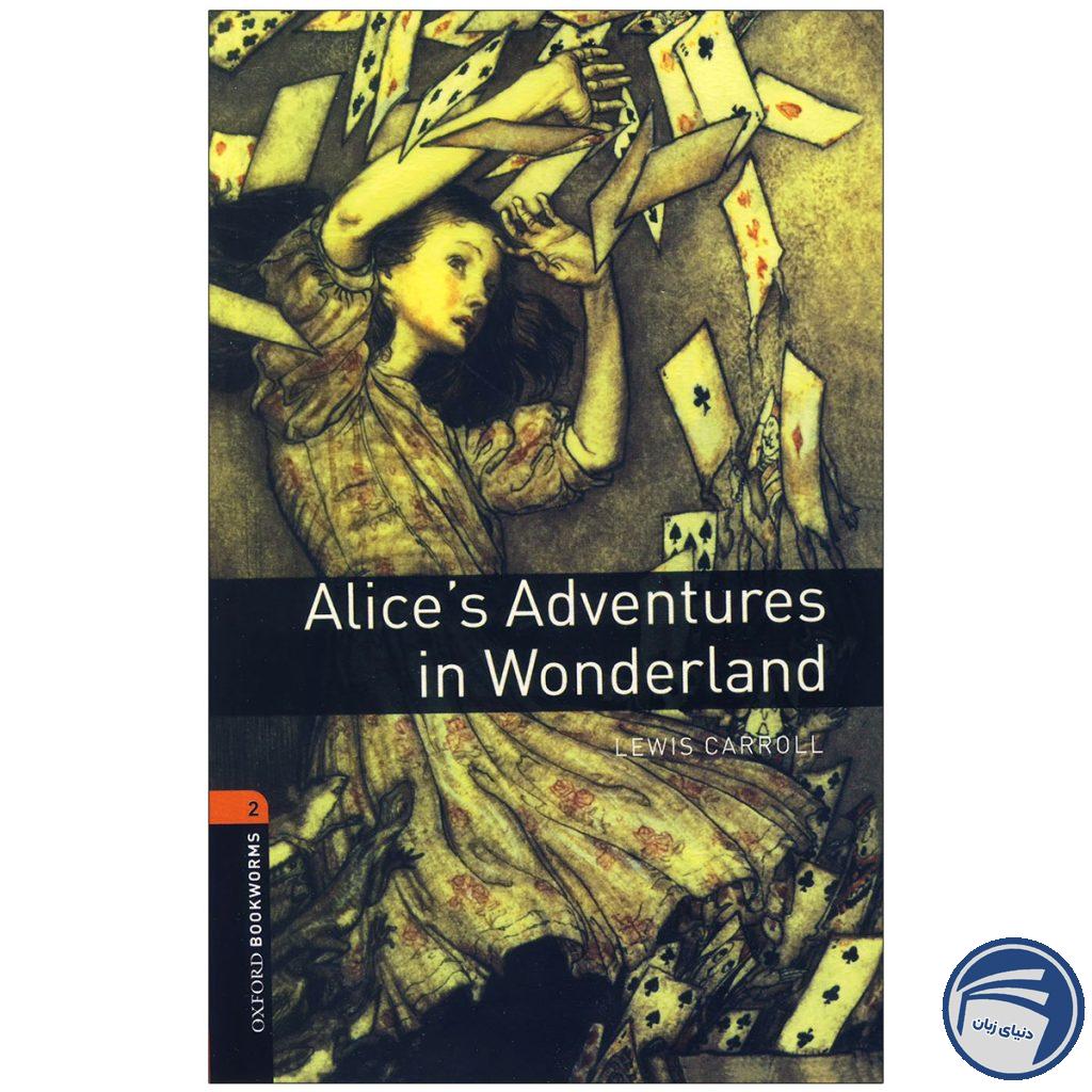 کتاب داستان بوک ورم Alices Adventures in Wonderland