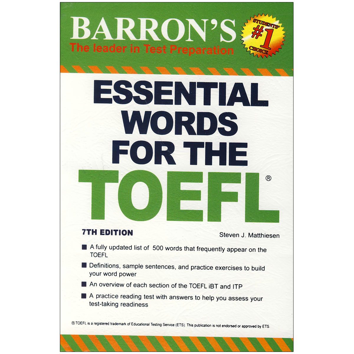 خرید Essential Words for the Toefl (ترجمه) از انتشارات دنیای زبان