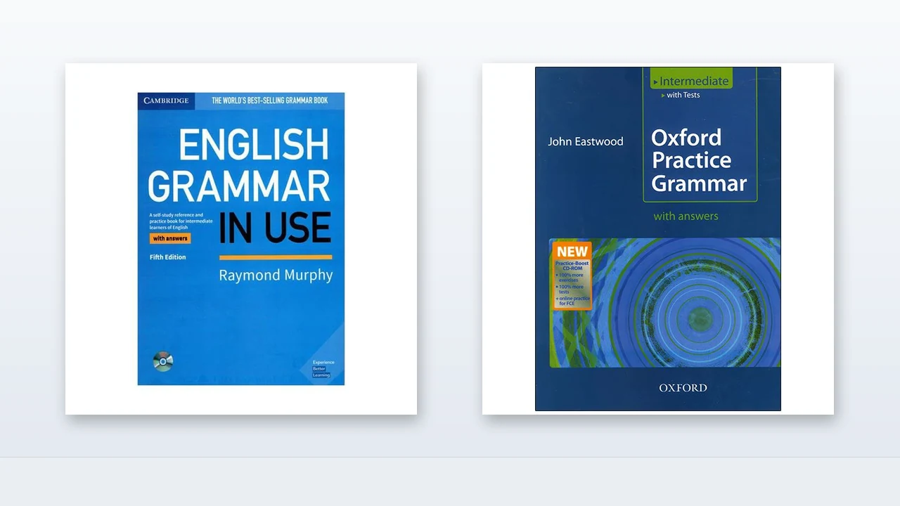 مقایسه دو کتاب گرامر Grammar in Use و Oxford Practice Grammar