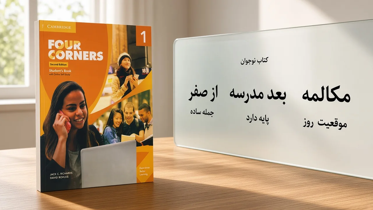 مقایسه سه مسیر انتخاب بهترین کتاب زبان انگلیسی برای نوجوانان: از صفر، بعد از مدرسه، و مکالمه